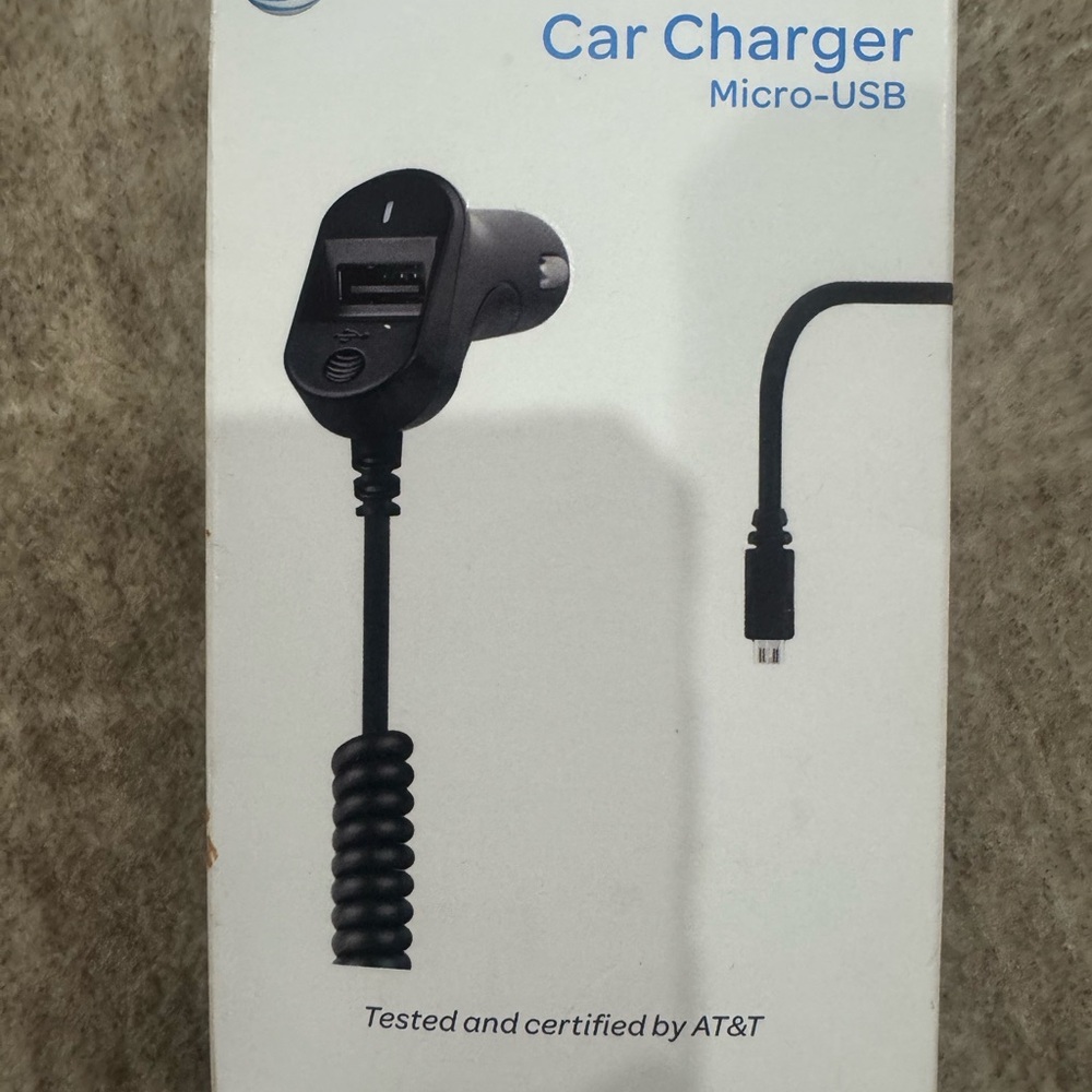 Black Car Charger Micro-USB